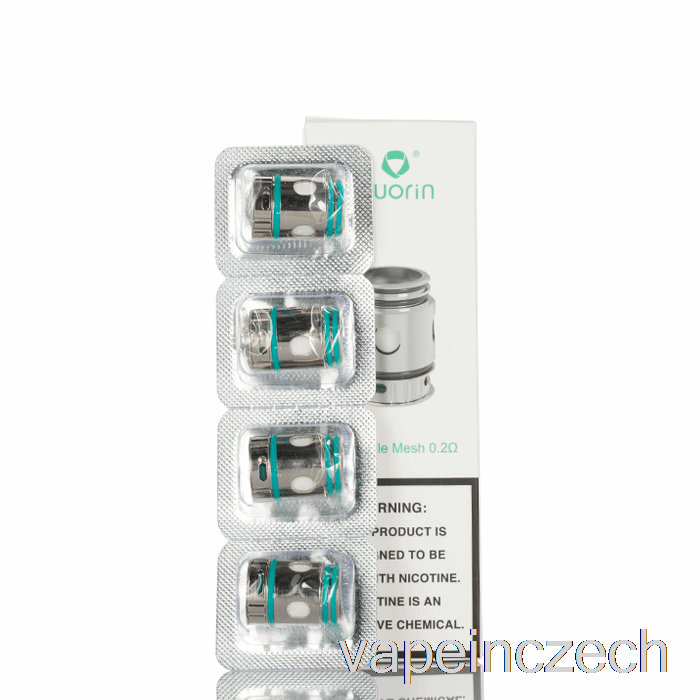 Suorin Tri Náhradní Cívky 0,2ohm Single Mesh Coils Vape Bez Nikotinu